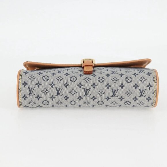 LOUIS VUITTON Monogram Mini Camille Chain Shoulder Bag Blue M92002 Auth EC1035AM - Picture 7 of 16
